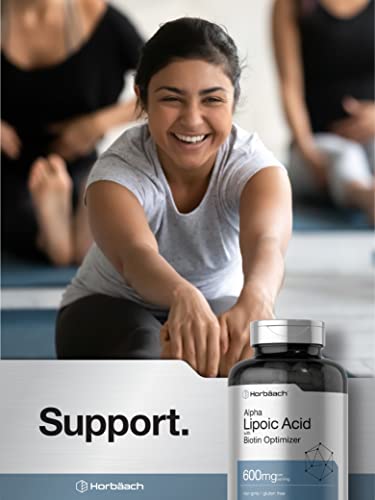 Horbäach CL273 Alpha Lipoic Acid 600Mg | 240 Capsules | With Biotin Optimizer | Non-Gmo And Gluten Free Supplement thumb #5