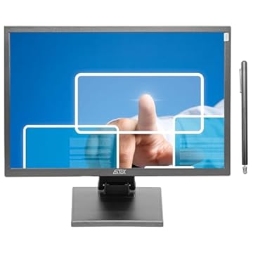 Monitor Touchscreen LED 22" Full HD 1080P 75Hz 5ms Sensível ao Toque com Caneta, Entradas VGA, HD e USB