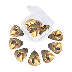 Lot de 12 médiators Coq sur bois dans la ferme 0,46 mm/0,71 mm/0,96 mm d’épaisseur pour guitares électriques, basses… - Les Beatles, Paul McCartney, John Lennon, RIngo Starr, George Harrison Lot de 12 médiators Coq sur bois dans la ferme 0,46 mm/0,71 mm/0,96 mm d'épaisseur pour guitares électriques, basses… – Image 6
