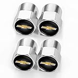 Metal Car Tire Valve Stem Caps Replacement for Chevrolet Cruze Malibu Colorado...