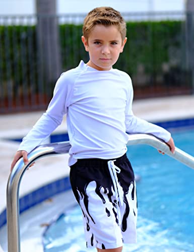 Bfustyle Swimming Trunks Size 10 Hawaiian Swim Shorts Cuttlefish Juice Beach Wear For Boy Kid Child #TOP3