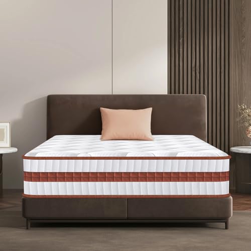 Colchón Viscoelástico 90x190, Altura 26 cm, Colchón Híbrido - Muelles Ensacados + Memory Foam, Firmeza y Confort, Certificado Oeko-Tex, Transpirable y Anatómico, Hipoalergénico, Antibacteriano