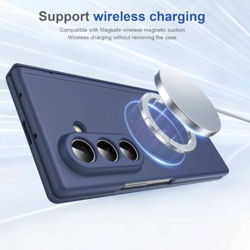 Image of Hybird Shockproof Mobile Back Case Cover for Samsung Galaxy Z Fold 8 Ultra Case with Tempered Glass | Hingh | Magnetic Support | Slim Back Cover Case Galaxy Z Fold8 Ultra 5G Cover