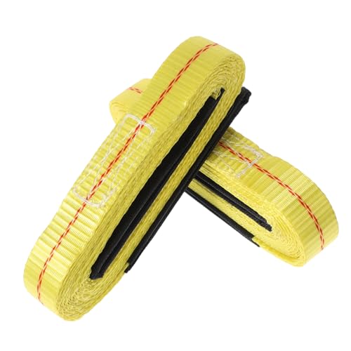 Élingues de levage en polyester design plat pour manutention industrielle x2
