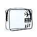 HOYOFO Transparent Travel Toiletry Bag Clear PVC Cosmetics and Toiletries Organizer Bag for Men and Women