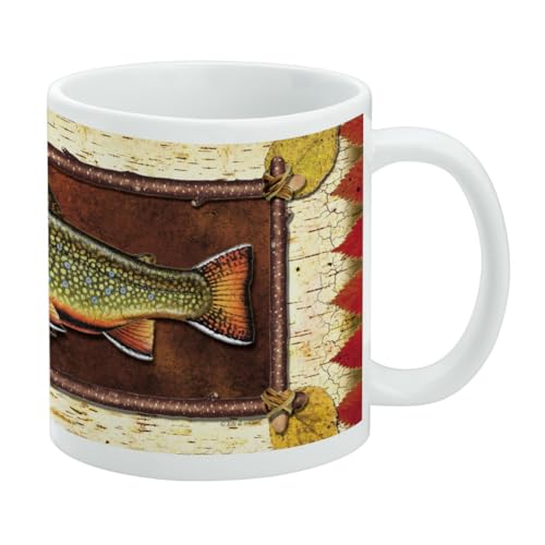 Taza de cerámica para café de 11 oz blanco miniatura 1