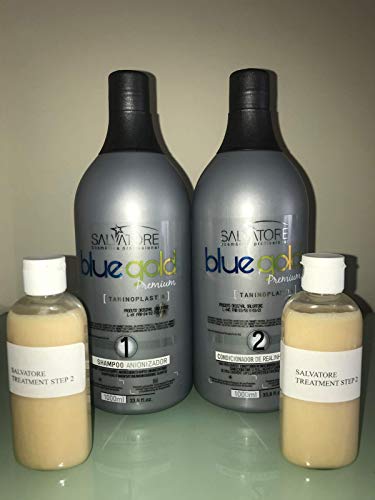 SALVATORE BLUE GOLD PREMIUM (2 X 100ML Keratin Juste)