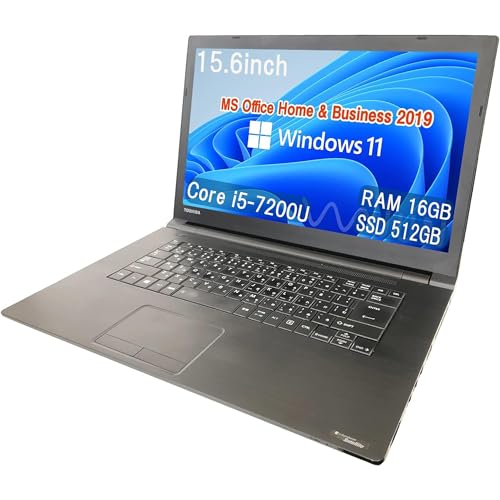 yςݕizy15.6^z  m[gPC B65 / Windows 11 Pro/MS Office H&B 2019 / Core i5-7200U / Bluetooth/wajunWIFI/HDMI/DVD / 16GB / 512GB S
