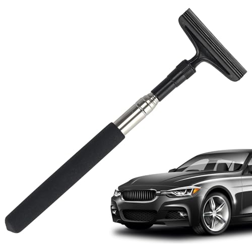 Efficace rimozione dell'acqua: questo raschietto per specchi utilizza un bordo in gomma oraria non graffia per pulire in modo sicuro gli specchietti dell'auto. Rimuove l'acqua e lo sporco in eccesso senza danneggiarlo per una vista libera in caso di maltempo o manutenzione ordinaria. Questo raschietto è utile per qualsiasi automobilista.
