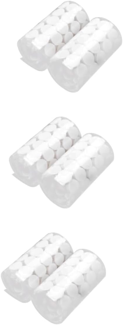 TEHAUX 600pairs Diameter Self-Adhesive Tapes for Projects and White Stickers for Home Office and Classroom Use