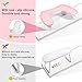Arm Rest for Nails Tech - U-shaped Manicure Nail Hand Rest Pillow Cushion, Big Microfiber Leather Nail Arm Rest Stand for Acrylic Nail Art Tech (Pink)