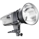 Lieferumfang:1x walimex pro VE-300 Excellence Studioblitzleuchte mit Glanz-Reflektor, Einstelllicht, Netzkabel (4 m), Synchrokabel (4 m), Blitzröhre, Schutzkappe