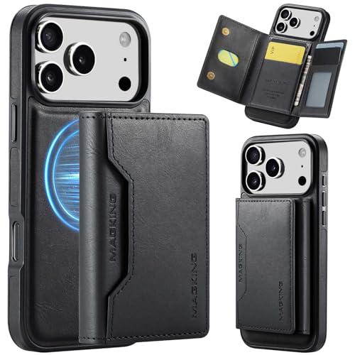 Coque iPhone 17 Pro Max portefeuille MagSafe pour ranger 8 cartes et remplacer votre portefeuille