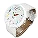 TOPofly Montres Femme, Big Box pointeur Crayon Blanc Wristwatch
