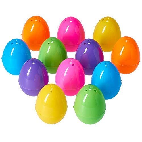 Prextex YX7790F Stuffed Easter Eggs With Mini Pull-Back Car Inside - Plastic Easter Eggs Stuffed - Easter Egg Fillers For Toddlers - Easter Toys Basket Stuffers/Fillers thumb #1