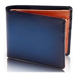 財布 メンズ 2つ折り 【所ジョージの世田谷ベース掲載】 二つ折り アンティークレザー 二つ折り財布 10 NVY-CML