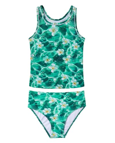 Image of Century Star Girls Tankini Swimsuit UPF 50+ Racerback Bathing Suit for Teen Girls 2 Piece Swimsuit Summer Beach Swimwear