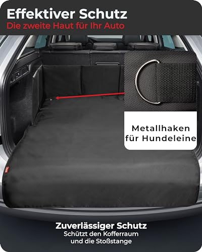 achilles Kofferraumschutz mit Seiten- und Ladekantenschutz, Kofferraumwanne, Auto Kofferraum Schutzmatte für Hunde, Kofferraummatte, universal