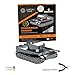 METAL TIME PONDEROUS Panzer, 3D Metal Tank Model Kits for Adults or Teens, DIY Metal Puzzle Model Kit, 3D Metal Model Brain Teaser Puzzle - Great Gift Idea, 188 PCS.