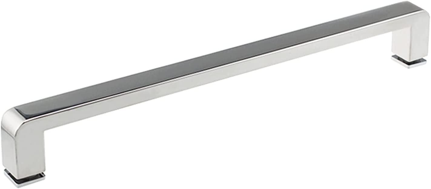 DFGHNBVC Stainless Steel Shower Door Handle 2 Pack | Chrome Knob Push Pull Glass Towel Bar Accessories | 500Mm Bathroom Enclosure Upgrade,Chrome-440Mm