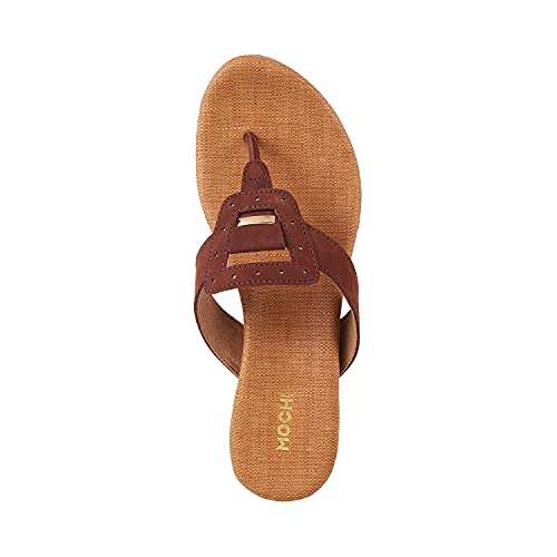 Image of Mochi Women Velvet Sandals (32-1068)