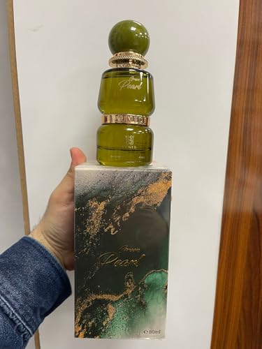 Ahmed Al Maghribi Green Pearl 80 ml | Longlasting Unisexe | Pomme | Bois de cèdre | Accord d'agrumes