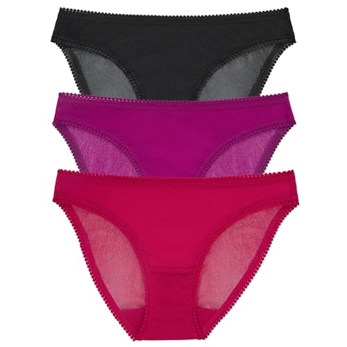 Image of OnGossamer Women's Gossamer Mesh Bikini 3 Pack