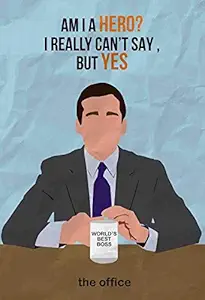 GOOD HOPE The Office Tv Series Michael Scott Poster (12x18 Inch) For Room Office Home wall Decoration Bedroom Hotel Living Gift Painting sticker wallpaper Boys Hostel. Matte paper 300gsm