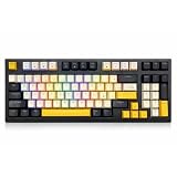 Teclado Gamer Mecânico ABNT2 Layout 85% USB com 13 Modos de Iluminação RGB, Switch Outemu Red/Blue, Compatível com PC, PS5 e Xbox