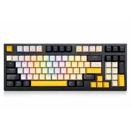 Teclado Gamer Mecânico ABNT2 Layout 85% USB com 13 Modos de Iluminação RGB, Switch Outemu Red/Blue, Compatível com PC, PS5 e Xbox
