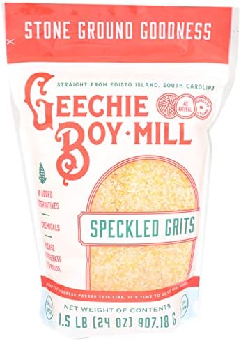 GEECHIE BOY MILL Speckled Grits, 24 OZ