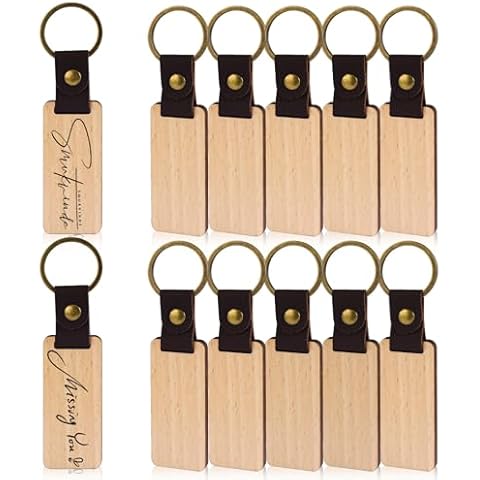 Porte-clés en Bois Naturel Sophisticate Cover