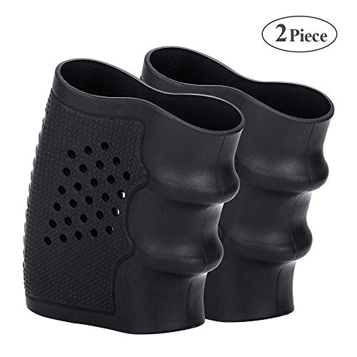 Santu Tactical Grip Glove Slip-On Ventilated Grip Sleeve - 2 Pack Black (GS1)