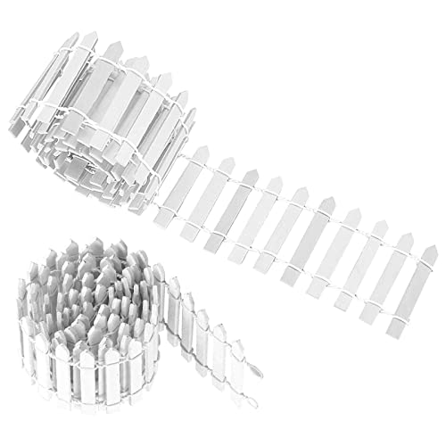 Micro Zaun 3 Stück Mini Holzzaun Kleiner Holzzaun Miniatur Gartenzaun Mini...