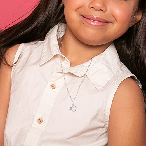 925 Sterling Silver Multicolor Enamel Unicorn Pendant Necklace for Little Girls and Preteens 16" - Magical Multicolored Rainbow Unicorn Necklace for Girls Birthday Gift or Dress Up Games4