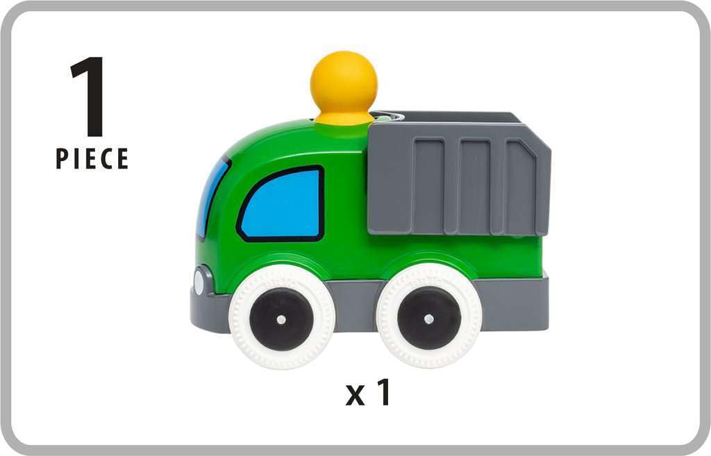 BRIO Toddler, Camión Pulsa y Avanza, Edad Recomendada 12 + Meses