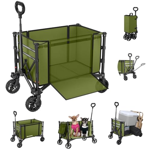 Raynesys Foldable Wagon Cart Green