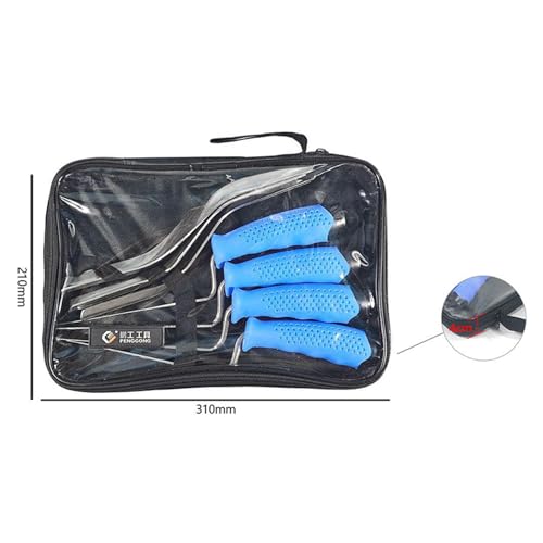 Ensemble de 7 joints tuck pointer en acier pour construction