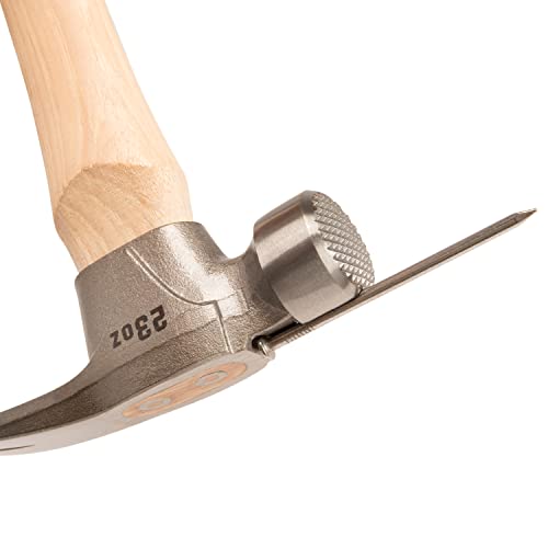 Estwing Martelo Pro California Hammer – 652 g Rip Claw com face moída e cabo de madeira nogueira – M