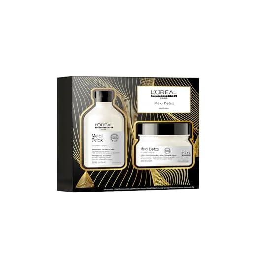 L’Oréal Professionnel Kit Metal Detox - Shampoo 300ml + Máscara de tratamento 250g, Promove alta proteção, hidratação e prevenção de danos e de mudança da cor