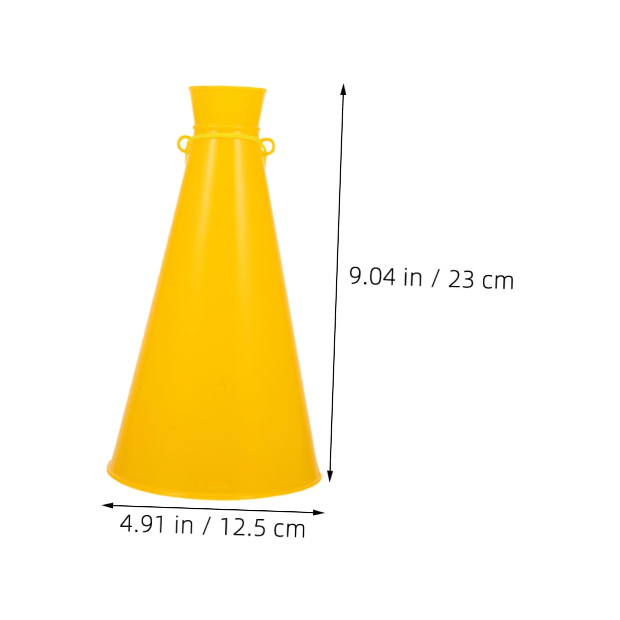 ABOOFAN 4 Stück Kleiner Megaphone aus Kunststoff zum Anfeuern bei Sportveranstaltungen mit Benutzerfreundlichem Design und Schallverstärkung für Outdoor Aktivitäten