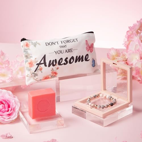 Evelunya 60th Birthday Gifts for Women Idea, Real Flowers Scented Candle, Luxury Gift Set, Unique Gift Ideas, Self Care Relaxation Gift for Her, 1965 Limited Edition - 5