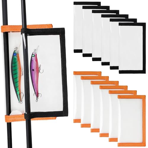 Fundas de PVC transparente para señuelos con cierre de gancho y bucle