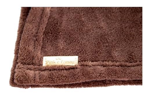 Luppet Manta Cobertor De Pelo 80X60 Para Cachorro Ou Gatos Tabaco Marrom