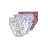 Jockey Women's Underwear Plus Size Elance French Cut - 3 Pack, Mythos Garden, 8