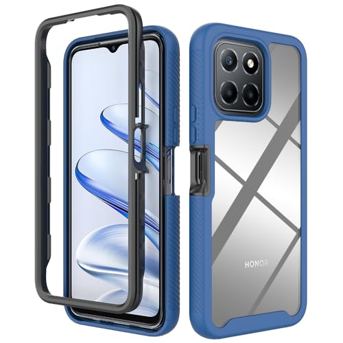 Coque antichoc Honor X8 5G avec absorption des chocs renforcée bleue