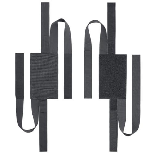 zhenchy Adjustable Hoverboard Attachment Straps Hook and Loop Fastening Hoverboard Fastening Cable Hoverboard Replacement Straps with Protectors for Go Kart Seat Accessories (Fit 6.5-8inch)