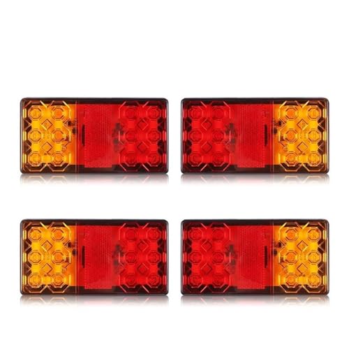 Feu stop arrière remorque 12 LED puissant pour signalisation de sécurité