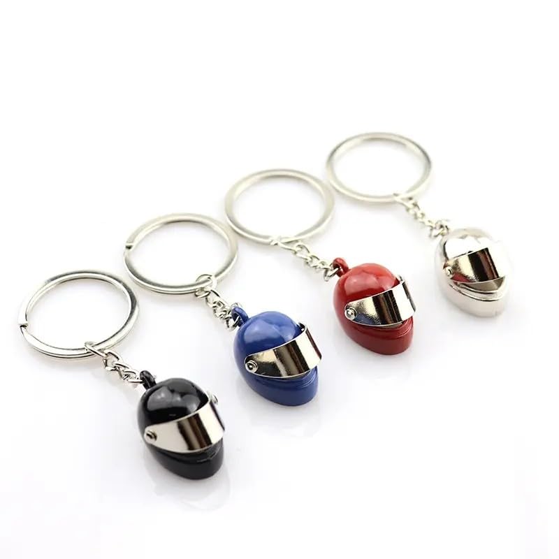Autopulsse Premium Helmet Model Metal Keychain with Keyring(Pack of 1)