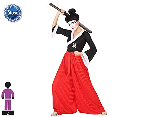 Atosa 53871 Costume Samurai Giapponese Donna XL